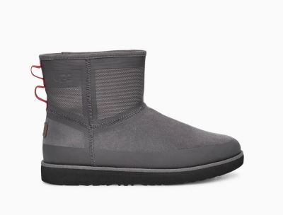 UGG Classic Mini Urban Tech Weather Mens Classic Boots Charcoal/ Deep Grey - AU 726WK